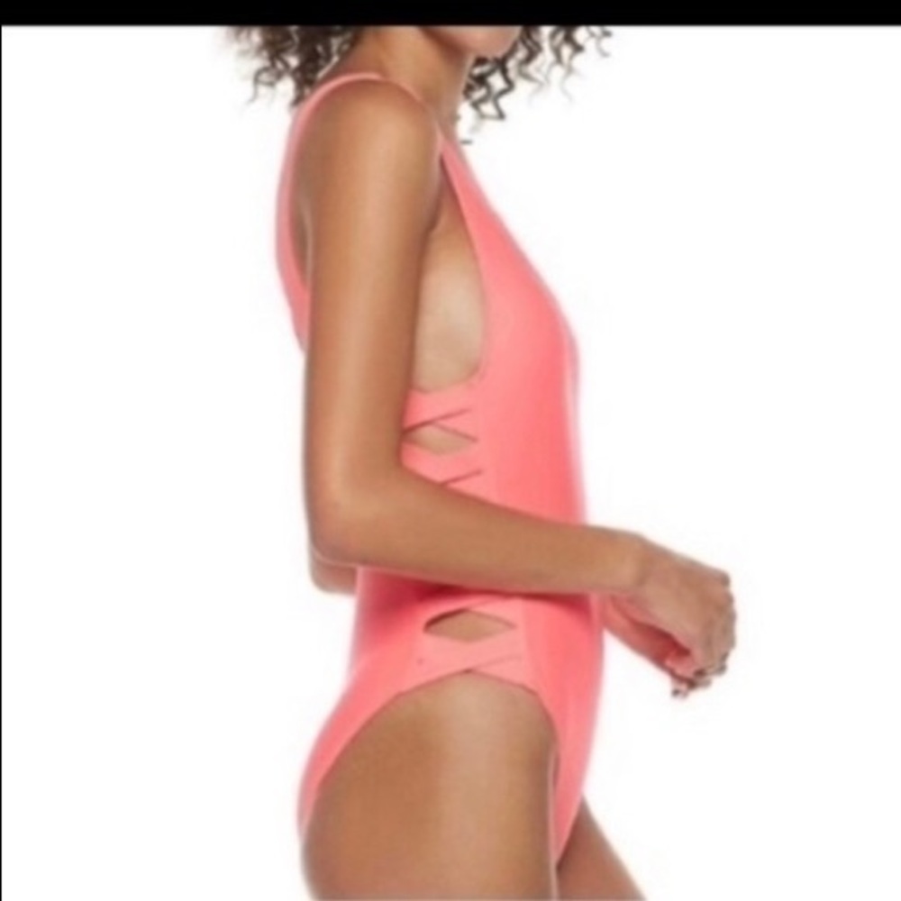 SO Vibrant Coral One-Piece Swimsuit
